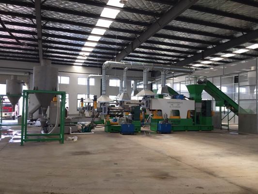 quality PP Raffia Bag Granulating Plastic Recycling Machine Line 380V 50HZ factory